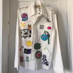 Libertine Embellished Button Down Shirt